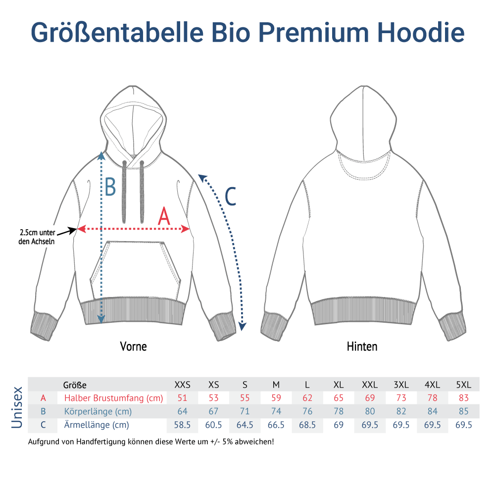 DVV Premium Unisex Bio Hoodie – Bild 4